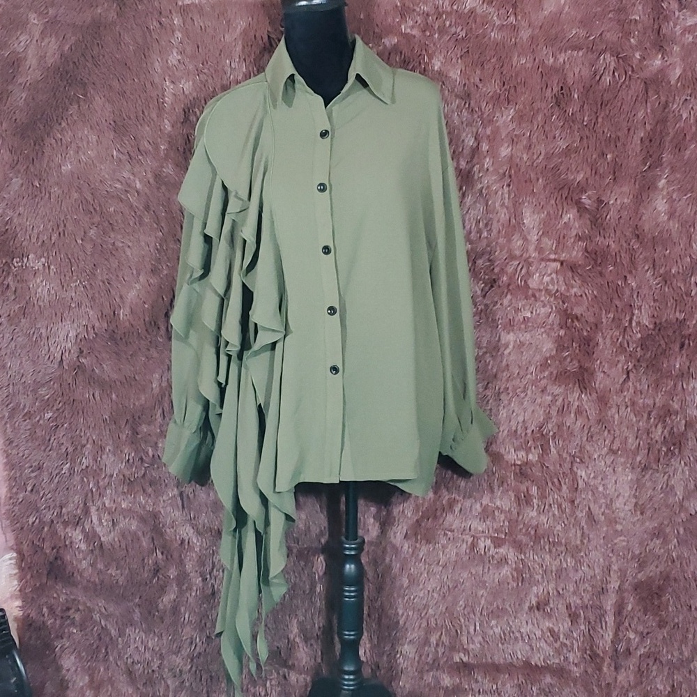 La' Ros Draping Blouse